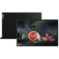 Lenovo ThinkVision M14 14\" FullHD, 6ms, 60Hz, 2xUSB Ports, USB Cable Included), Black