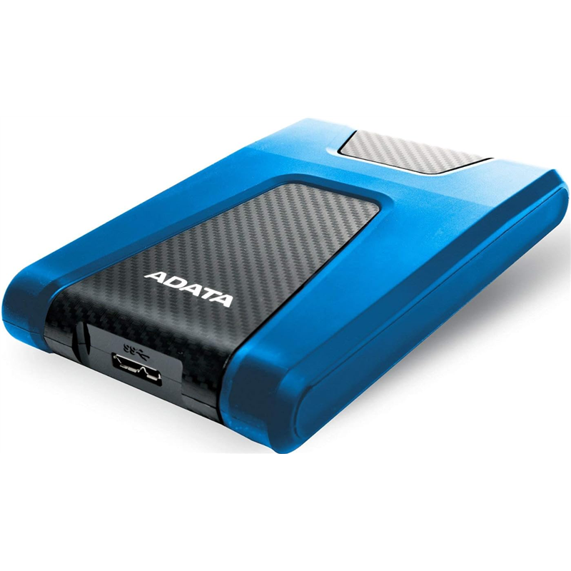 ADATA HD650 1TB, 2.5\" External Hard Drive - USB 3.1-256-bit AES, Blue