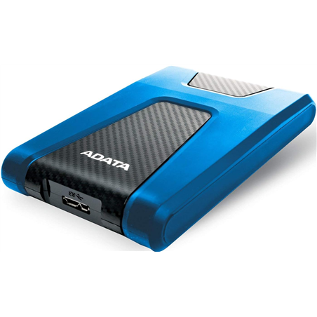 ADATA HD650 1TB, 2.5\" External Hard Drive - USB 3.1-256-bit AES, Blue