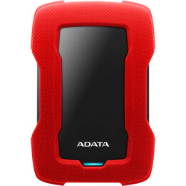 isco Duro Externo ADATA HD330 2TB USB 3.1, Resistente a Golpes, Rojo