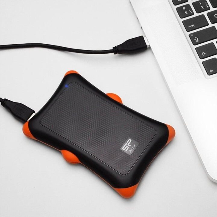 isco Duro Externo A30 de 2,5" (1 TB, USB 3.1, antigolpes), Color Negro