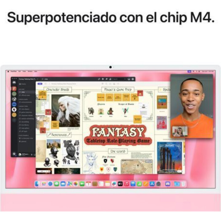 Apple iMac 24 4,5k Chip M4 10N-10N 24GB 512GB Rosa