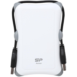 Silicon Power Armor A30 2TB Disco duro portátil USB 3.0, blanco