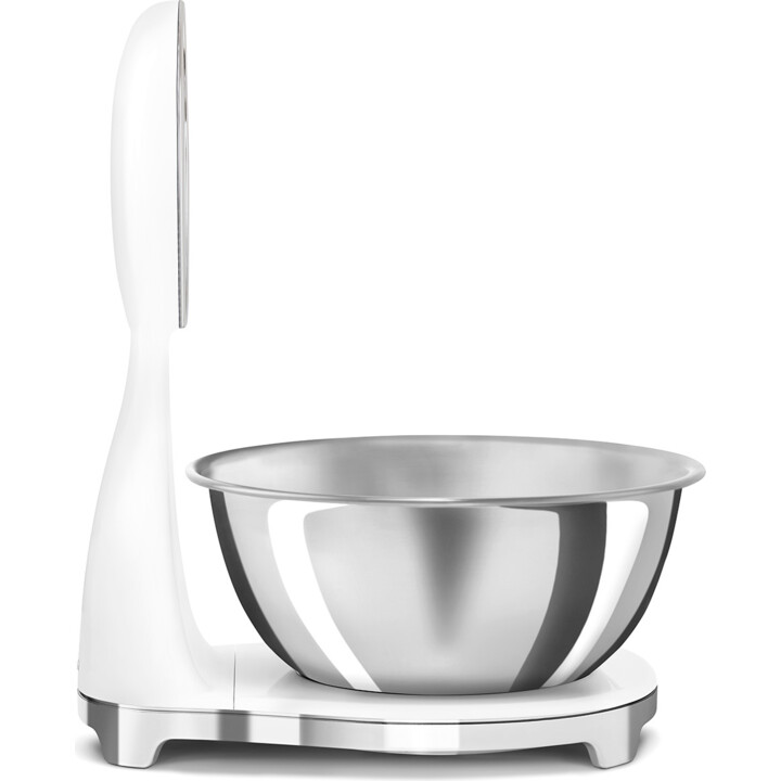 SMEG Analog and Digital Kitchen Scale White KSF01WHW