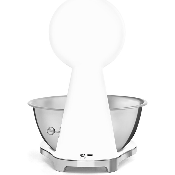 SMEG Analog and Digital Kitchen Scale KSF01WHW