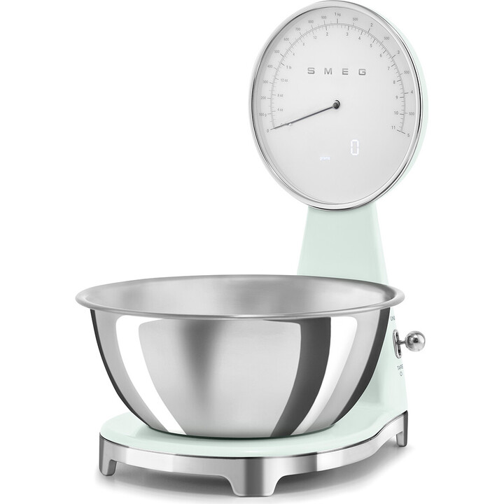 SMEG analógico y digital escala pastel verde ksf01pgww