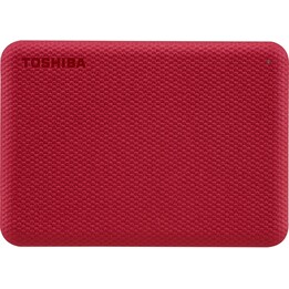 Toshiba Canvio Advance 2 To Drive portable, USB 3.2 Gen 1, rouge