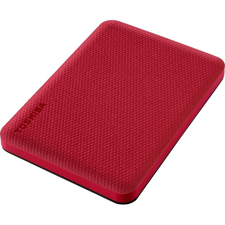 Toshiba Canvio Advance 2 To Drive portable, USB 3.2 Gen 1, rouge