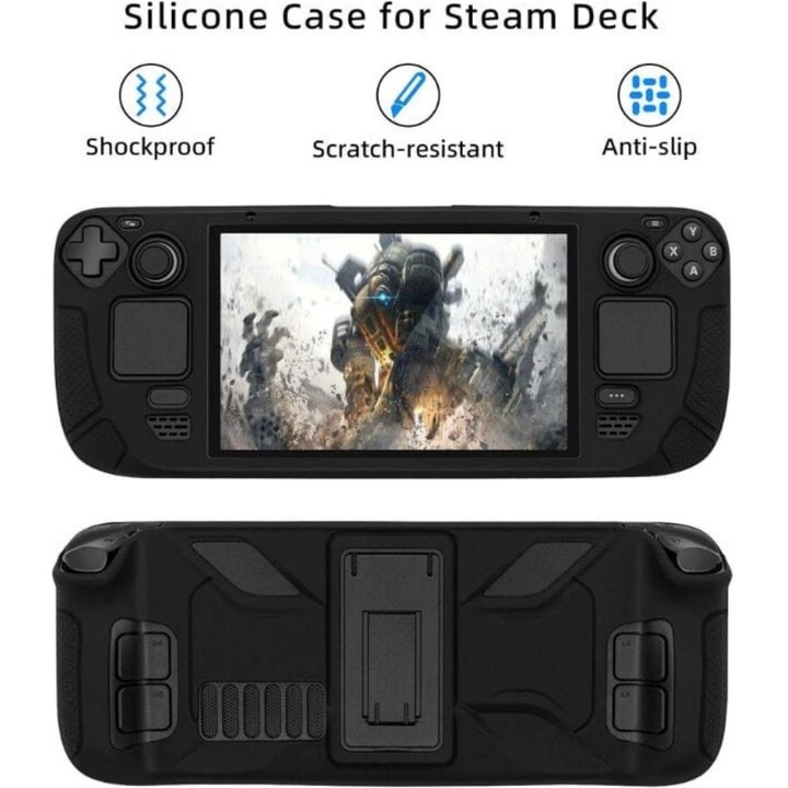 Pgtech Capa de Silicone com Suporte para Steam Deck