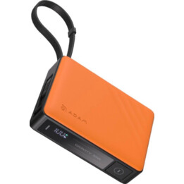 Batteria esterna Adam Gravity 30W 10.000mAh USB + 2xUSB-C arancione