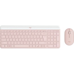 Clavier et souris Logitech 920-011322 inclus Office RF sans fil QWERTY International US Rose
