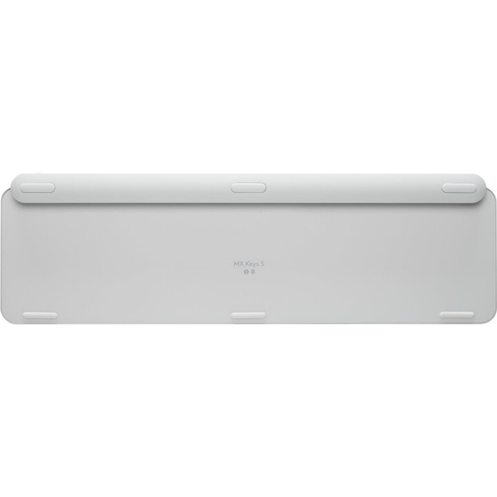 Teclado QWERTY Internacional US sem fio RF + Bluetooth Logitech 920-011588 Universal, alumínio, branco