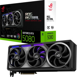 Asus Geforce RTX 5080 Rog Astral Gaming OC Scheda grafica, 16GB GDDR7