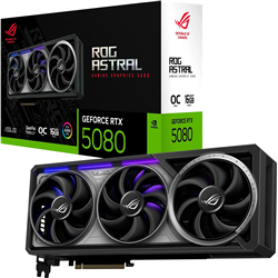ASUS GeForce RTX 5080 ROG Astral Gaming OC Graphics Card, 16GB GDDR7