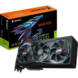 Gigabyte GeForce RTX 5070 Aorus Master Graphics Card, 12 GB GDDR7