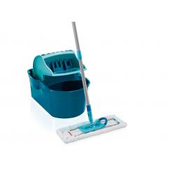 Leifheit 55092 fregona Microfibra 8000 ml Seca y húmeda Azul, Gris