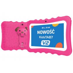 Tablet KidsTAB7 V2 BLOW 4/32GB różowe etui 2MP
