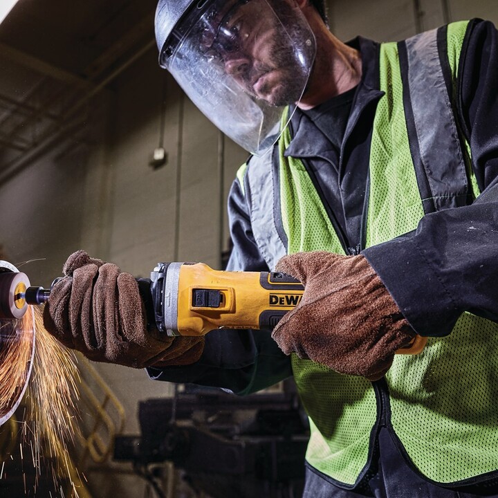 DEWALT DWE4997-QS retificadora reta sem escovas 1300 W amarelo/preto