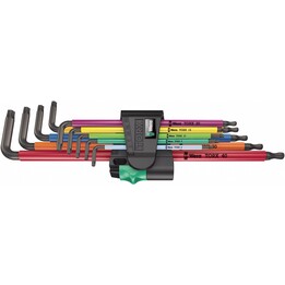 Set di chiavi a brugola metriche Wera 967/9 TX XL, 9 pezzi