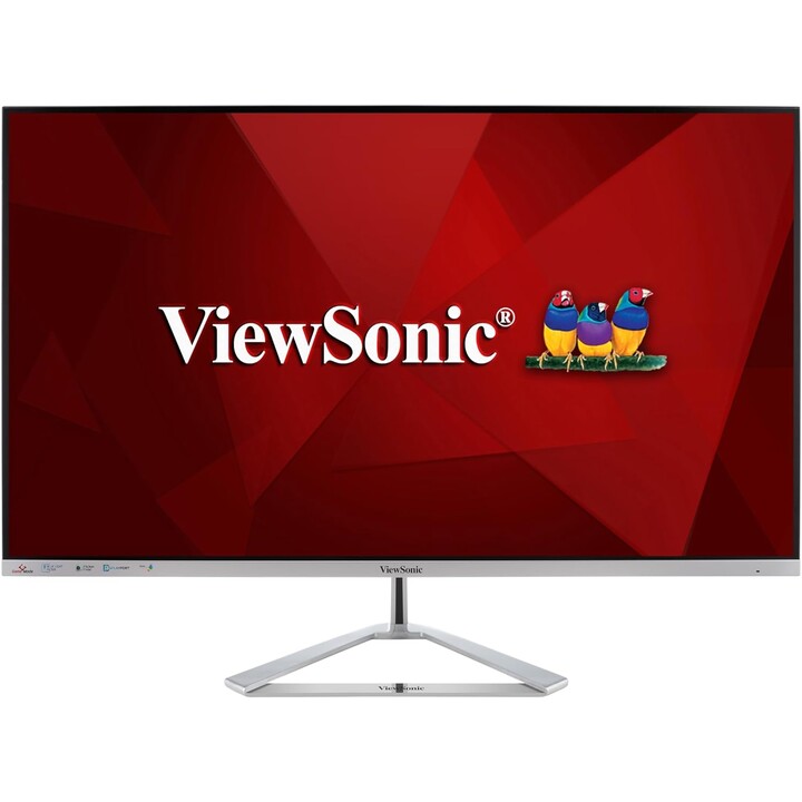 Monitor de entretenimento ViewSonic VX3276-MHD-3 de 32" Preto