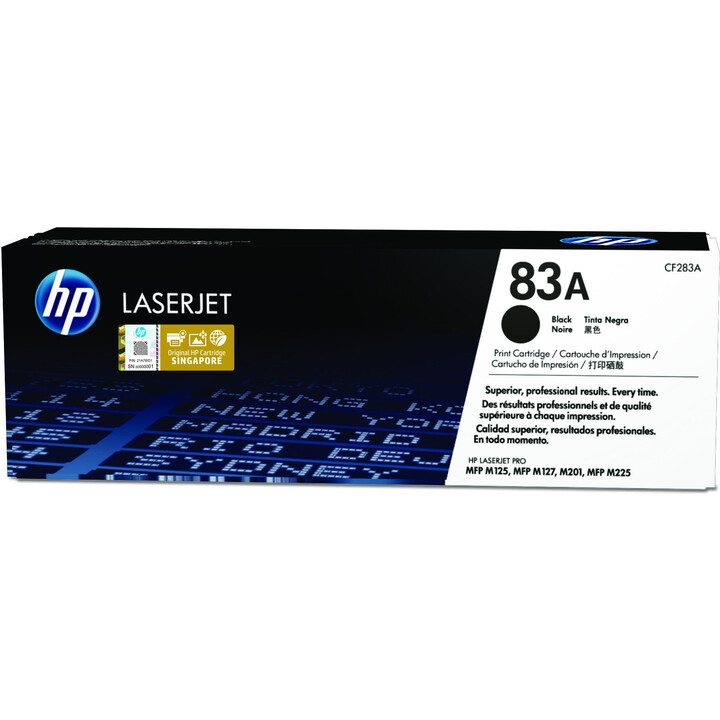 Tóner original hp cf283a negro 83a 1.500 páginas