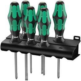 Set di cacciaviti standard Wera 335/350/355/6 Kraftform Plus