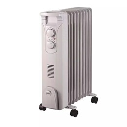Aquecedor elétrico DEDRA DA-J2052F Radiador elétrico a óleo branco