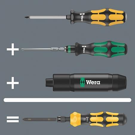 Wera 05018110001 destornillador manual Juego Destornillador plano