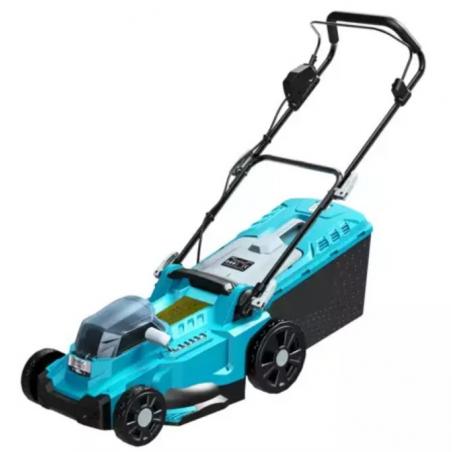 DEDRA DED7197V cortadora de césped Cortacésped manual Batería Azul