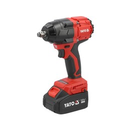 Chave de impacto sem escova 18V 800Nm com 2 baterias de 4,0Ah