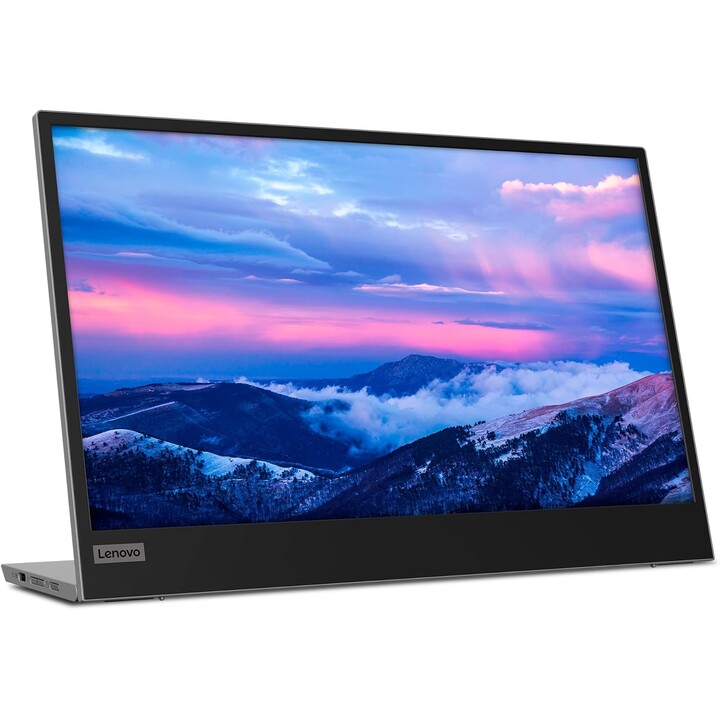 Lenovo L15 Portable Monitor, FHD, IPS, 60 Hz, 6 ms, 2 x USB-C, USB 2.0, USB-C to USB-C Cable, Black
