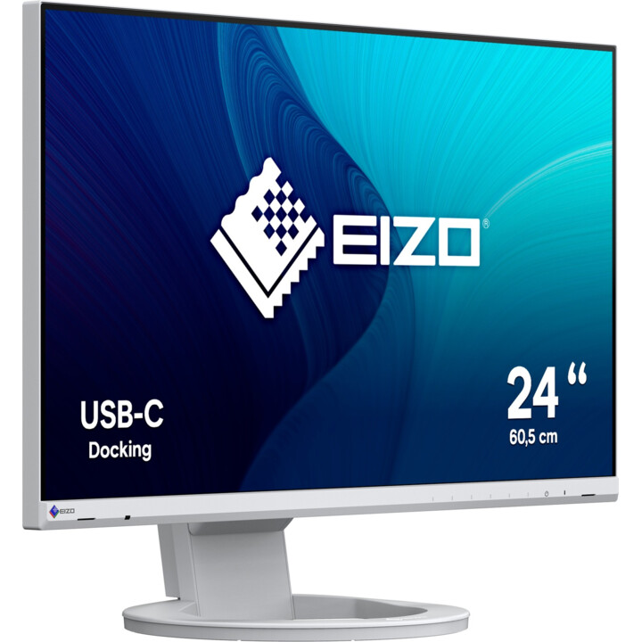 Eizo FlexScan EV2480-WT 23,8 Zoll Full HD LED-Monitor, 60 Hz, IPS, Weiß