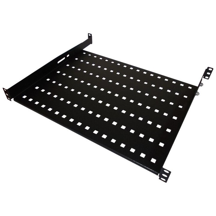 Alantec SA-P-19-1U-350-4-C-02 Festes Regal 19" 1U Tiefe 350mm schwarz