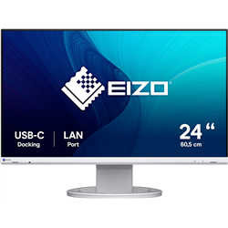 Eizo FlexScan EV2490-WT 23,8 \ "Monitor LED FHD, altezza regolabile, bianco
