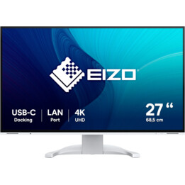 Monitor LED Eizo FlexScan EV2740X, 27", IPS 4K UHD, Blanco