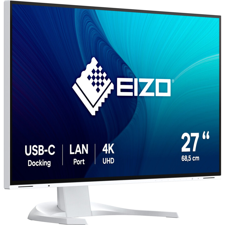 Monitor LED Eizo FlexScan EV2740X, 27", IPS 4K UHD, Blanco