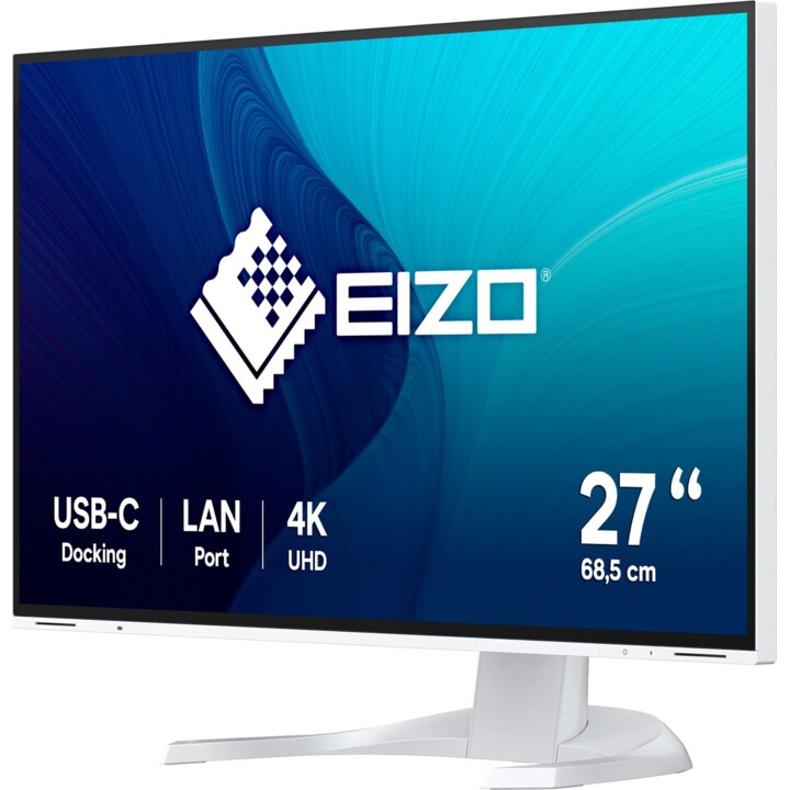 Monitor LED Eizo FlexScan EV2740X, 27", IPS 4K UHD, Blanco