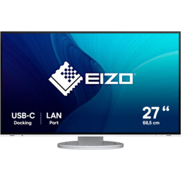 Monitor Eizo LED FlexScan EV2795-WT Quad HD da 27", IPS, 60Hz, Bianco