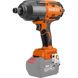 Neo Tools 04-618, avvitatore a impulsi senza spazzole da 18 V Li-Ion, 1100 Nm di coppia elevata, arancione