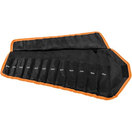 Cicatrices à cliquet et combinaison, ensemble de 12 pièces, 8 à 19 mm, boîtier souple
