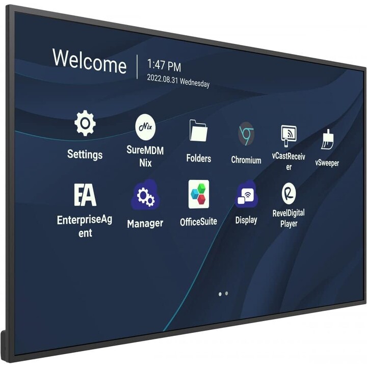 ViewSonic CDE7530 (75") Display LED da 190,5 cm (4K UHD, 3840x2160, VA, 8ms, 500 cd/m², 24/7, 2x HDMI, USB-C, Android)
