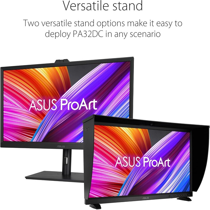 Asus ProArt Display PA32DC, 31.5-inch Professional Monitor, 4K, UHD, 3840 x 2160, OLED, HDR-10, Black