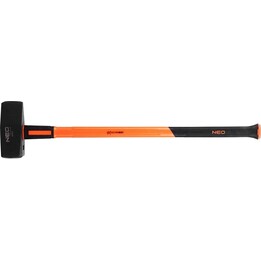 Martelo de apedrejamento, divisor 6 kg, alça de fibra de vidro, bimaterial