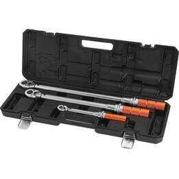 Neo Tools TOP-08-843, Torque Wrench Set, 3 Pieces, Black