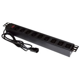 Alantec PZ010 1.8m 9-Outlet AC Power Strip Indoor Black