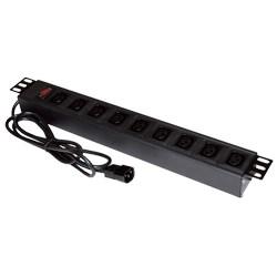 Alantec PZ010 base múltiple 1,8 m 9 salidas AC Interior Negro