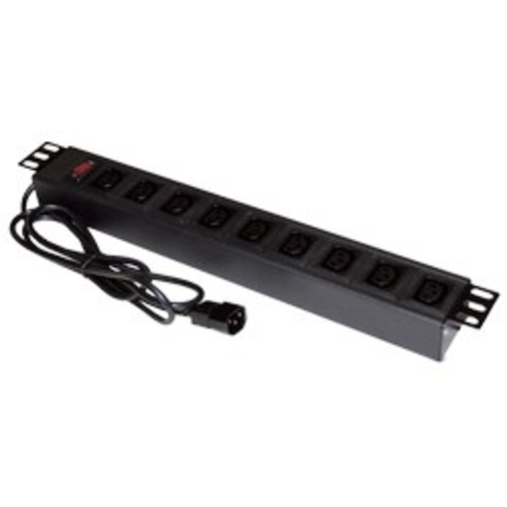 Alantec PZ010 Verlängerungskabel 1,8 m 9 AC-Ausgänge Indoor Schwarz