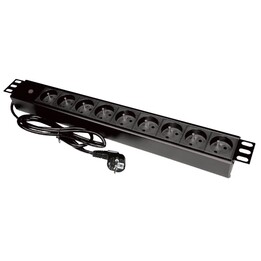 Alantec PZ09 Verlängerungskabel 1,8 m 9 AC-Ausgänge Indoor Schwarz