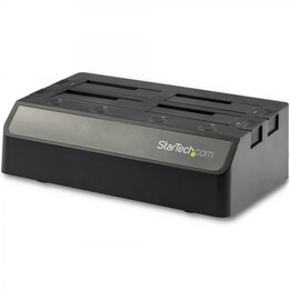 StarTech.com SDOCK4U313 USB 3.2 Gen 2 (3.1 Gen 2) Type-C Hard Drive Docking Station - Black