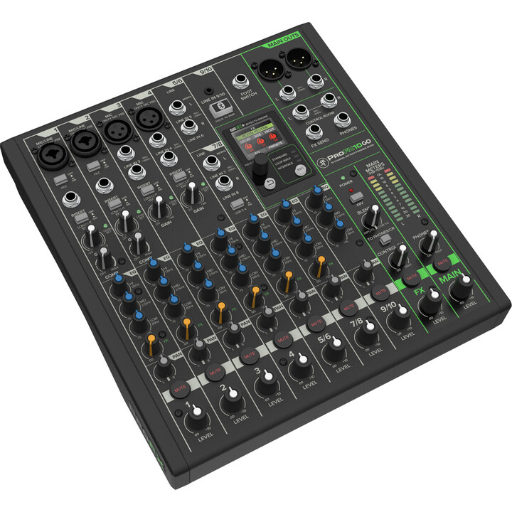 Mackie profx10go - tragbarer Mixer mit USB -Schnittstelle